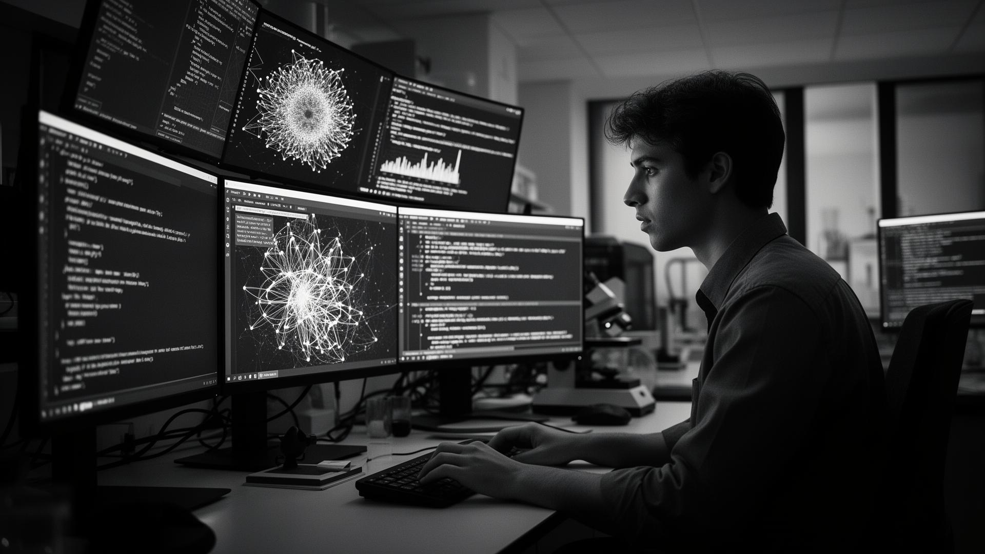 MSAI student building artificial intelligence systems at Atlantis University